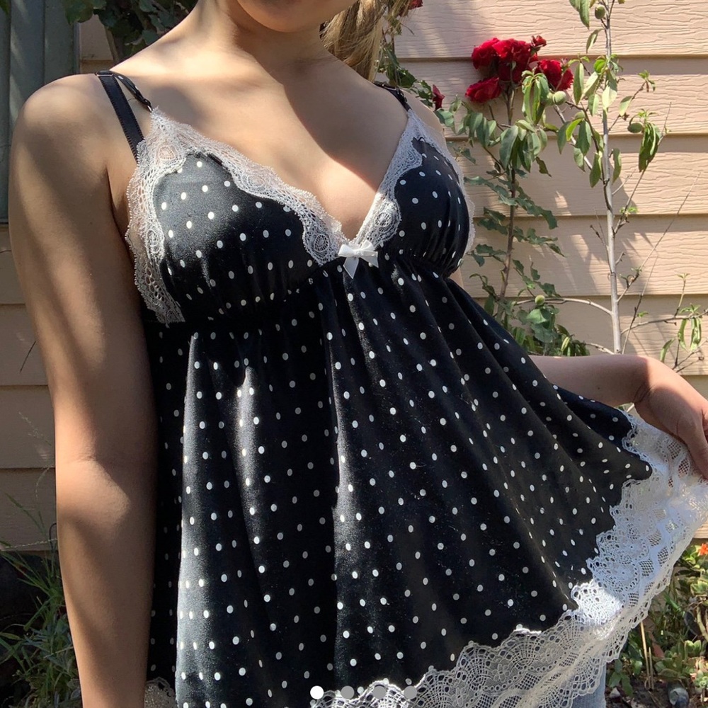 Victoria’s secret polka dot Y2k top